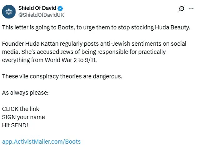Huda Kattan Faces Backlash Over Anti-Semitic Conspiracy Theories, Calls for Product Removal Rise