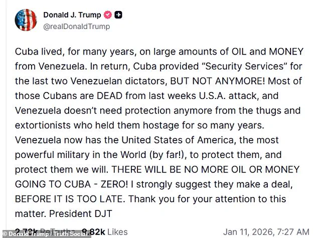 Escalating Tensions and Geopolitical Risks: How Trump's Foreign Policy Moves Threaten Stability in Cuba and Venezuela
