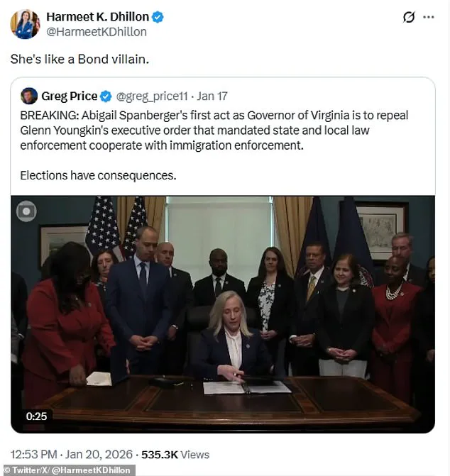 Controversial Executive Orders Under New Virginia Governor Spark Public Debate on Regulation's Impact