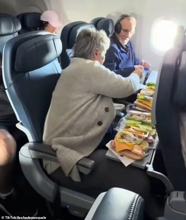 Mother Turns Airplane Cabin into Make-Shift Deli During Flight to Feed Children