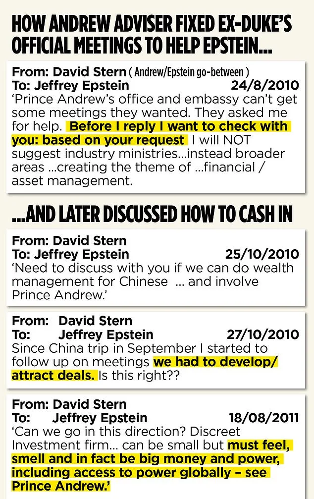 Prince Andrew Accused of Using Trade Envoy Role to Aid Epstein, Calls for Investigation Rise