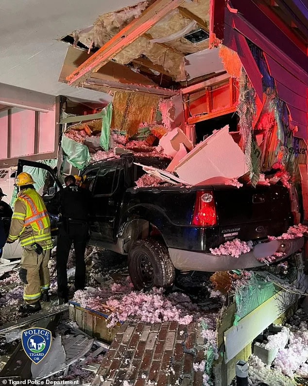 Shocking Footage Captures Pickup Truck Soaring Over 100 Feet Before Crashing Into Oregon Home