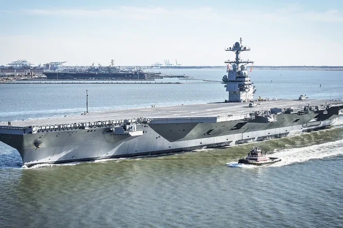 Alleged U.S. Personnel Fire USS Gerald R. Ford in Red Sea Amid Fears Over Iran Conflict