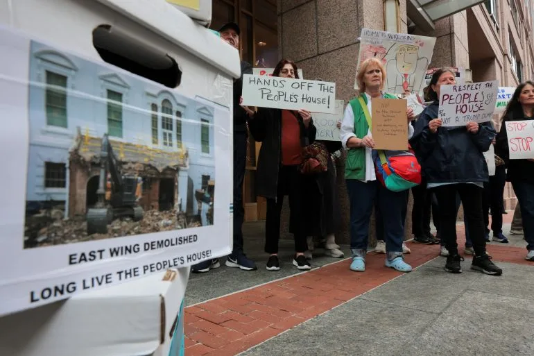 Trump Admin Fights Court Order to Halt White House Ballroom Project, Citing National Security Risks