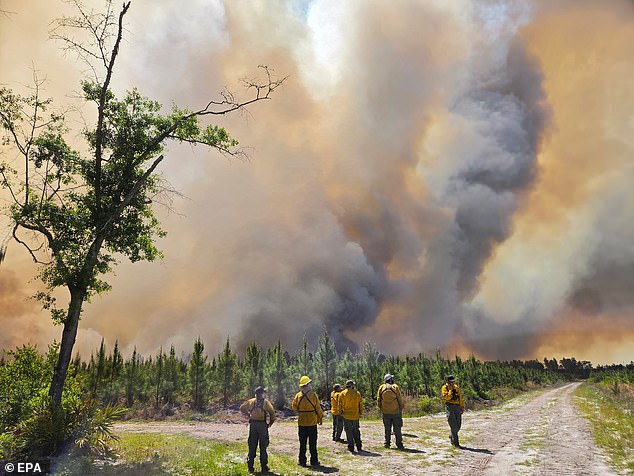 Florida volunteer firefighter dies battling wildfires amid severe drought conditions