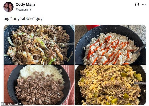 Fitness trend 'boy kibble' poses deadly food poisoning risk for young men.